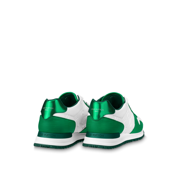 Stay Stylish with the Men's Louis Vuitton Run 55 Away Sneaker Green - Buy Now!